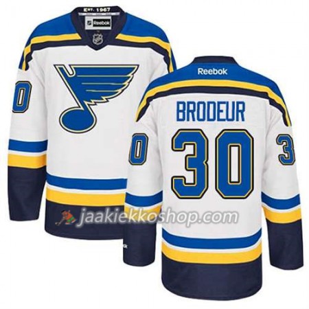 Reebok Miehille NHL St. Louis Blues Pelipaita Martin Brodeur #30 Vieras Valkoinen