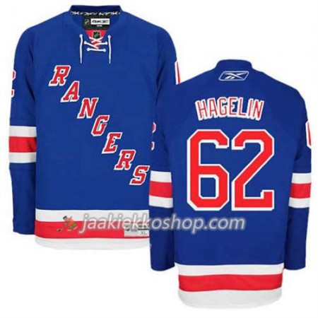 Reebok Miehille NHL New York Rangers Pelipaita Carl Hagelin #62 Koti Sininen