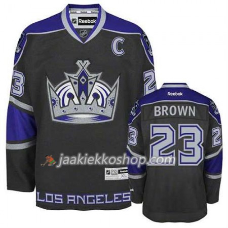Reebok Miehille NHL Los Angeles Kings Pelipaita Dustin Brown #23 Kolmas Musta