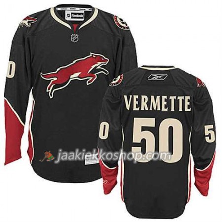 Reebok Miehille NHL Phoenix Coyotes Antoine Vermette 50 Musta Kolmas