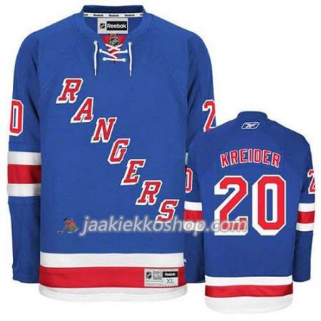 Reebok Miehille NHL New York Rangers Pelipaita Chris Kreider #20 Koti Sininen