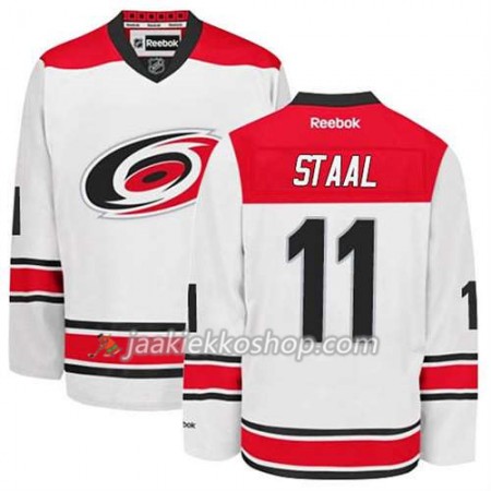 Reebok Miehille NHL Carolina Hurricanes Pelipaita Jordan Staal #11 Vieras Valkoinen Reebok Miehille NHL Carolina Hurricanes Pelipaita Jordan Staal #11 Vieras Valkoinen