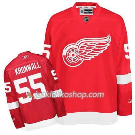 Reebok Miehille NHL Detroit Red Wings Pelipaita Niklas Kronwall #55 Koti Punainen