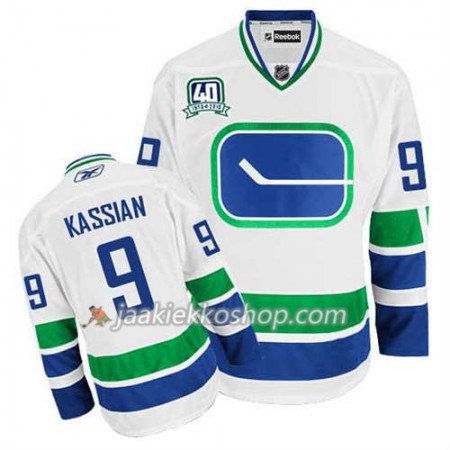 Reebok Miehille NHL Vancouver Canucks Pelipaita Zack Kassian #9 Kolmas Valkoinen