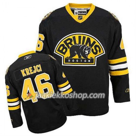 Reebok Miehille NHL Boston Bruins Pelipaita David Krejci #46 Kolmas Musta