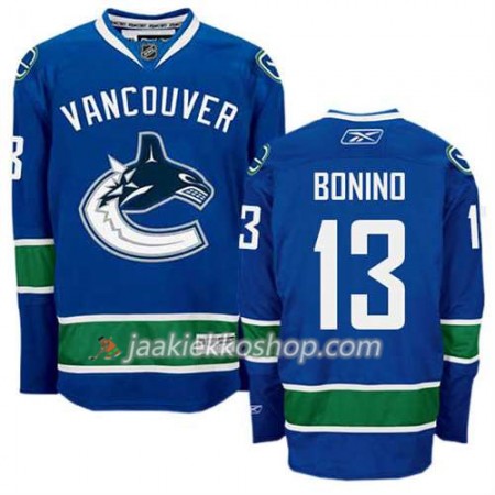 Reebok Miehille NHL Vancouver Canucks Pelipaita Nick Bonino #13 Koti Sininen
