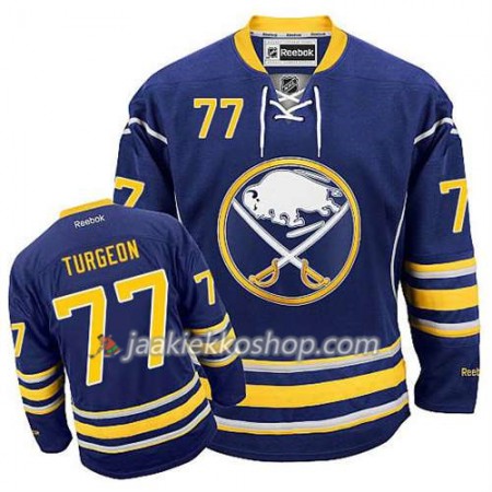 Reebok Miehille NHL Buffalo Sabres Pelipaita Pierre Turgeon #77 Koti Sininen