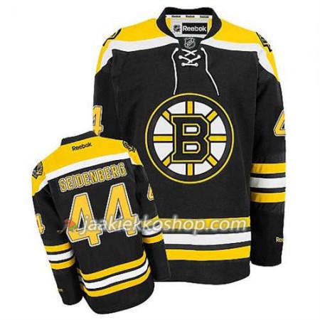Reebok Miehille NHL Boston Bruins Pelipaita Dennis Seidenberg #44 Koti Musta