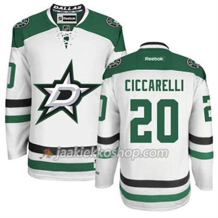 Reebok Miehille NHL Dallas Stars Pelipaita Dino Ciccarelli #20 Vieras Valkoinen