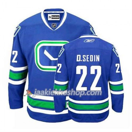 Reebok Miehille NHL Vancouver Canucks Pelipaita Daniel Sedin #22 Kolmas Sininen