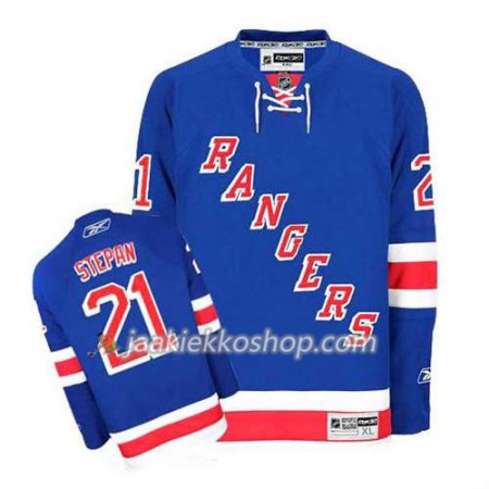 Reebok Miehille NHL New York Rangers Pelipaita Derek Stepan #21 Koti Sininen