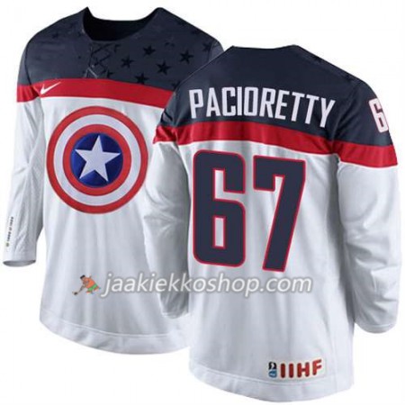 Reebok Miehille NHL Premier Olympic-USA Team Pelipaita Max Pacioretty #67 Valkoinen Paita