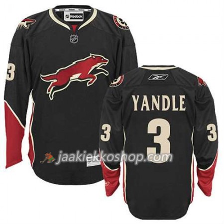 Reebok Miehille NHL Phoenix Coyotes Keith Yandle 3 Musta Kolmas