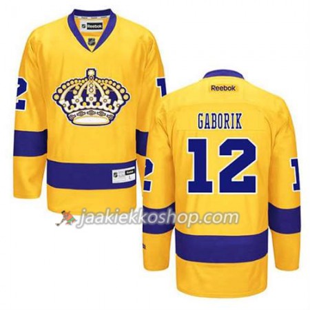 Reebok Miehille NHL Los Angeles Kings Pelipaita Marian Gaborik #12 Kolmas Kulta