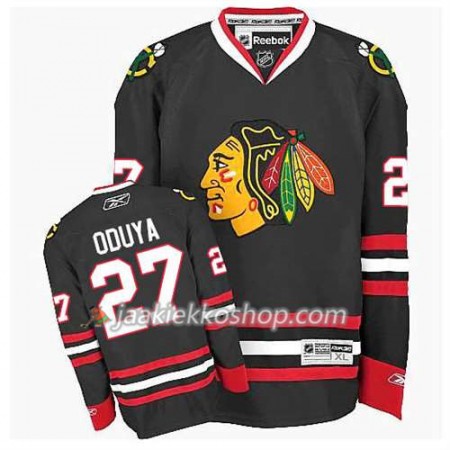 Lapsille NHL Chicago Blackhawks Pelipaita Johnny Oduya #27 Premier Kolmas Musta