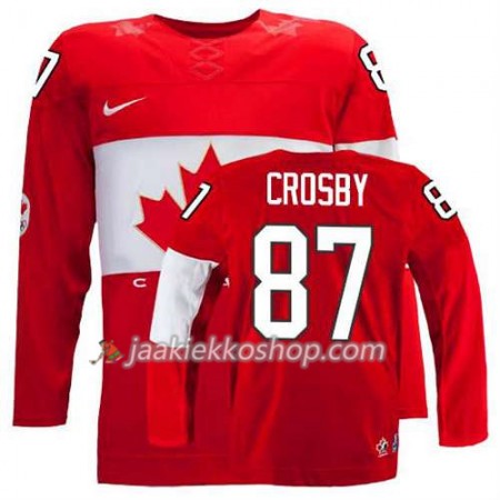 Lapsille NHL Premier Kanada Team Pelipaita Sidney Crosby #87 Vieras Punainen Paita Lapsille NHL Premier Kanada Team Pelipaita Sidney Crosby #87 Vieras Punainen Paita