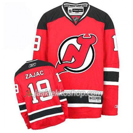 Reebok Miehille NHL New Jersey Devils Pelipaita Travis Zajac #19 Koti Punainen