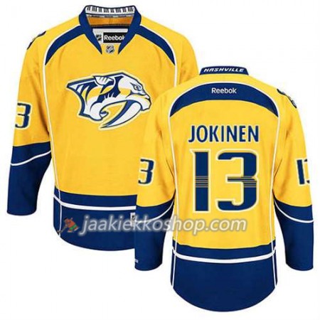 Reebok Miehille NHL Nashville Predators Pelipaita Olli Jokinen #13 Koti Kulta