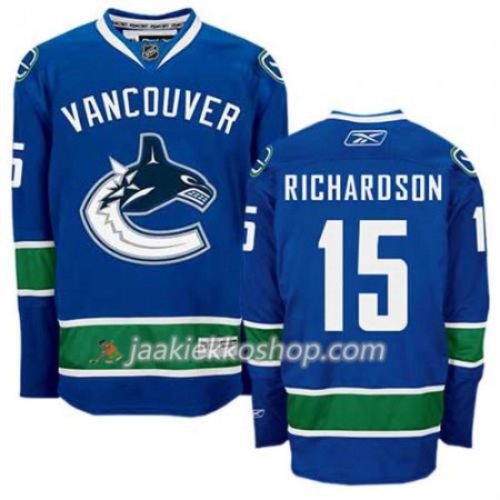 Reebok Miehille NHL Vancouver Canucks Pelipaita Brad Richardson #15 Koti Sininen