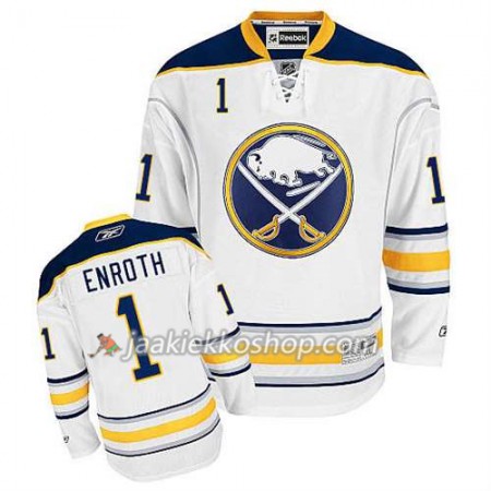 Reebok Miehille NHL Buffalo Sabres Pelipaita Jhonas EnPunainenh #1 Vieras Valkoinen Reebok Miehille NHL Buffalo Sabres Pelipaita Jhonas EnPunainenh #1 Vieras Valkoinen