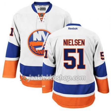 Reebok Miehille NHL New York Islanders Pelipaita Frans Nielsen #51 Vieras Valkoinen