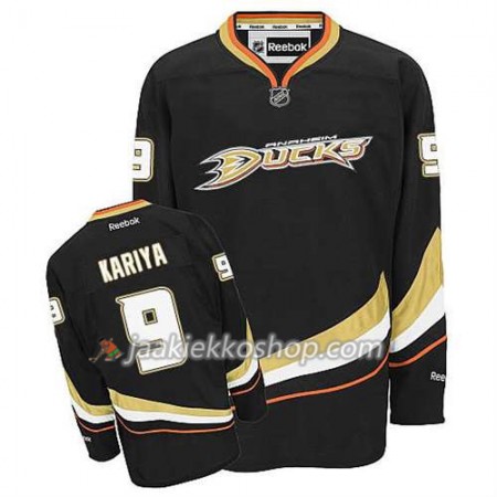 Reebok Miehille NHL Anaheim Ducks Pelipaita Paul Kariya #9 Koti Musta