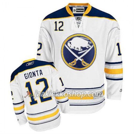 Reebok Miehille NHL Buffalo Sabres Pelipaita Brian Gionta #12 Vieras Valkoinen