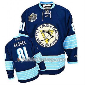 Reebok NHL Pittsburgh Penguins Pelipaita Phil Kessel #81 Sininen Kolmas 2016 Stanley Cup