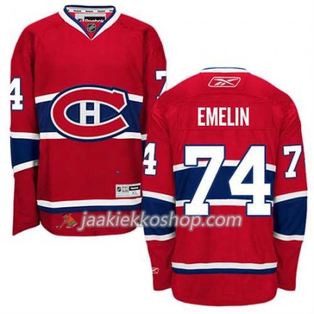 Reebok Miehille NHL Montreal Canadiens Pelipaita Alexei Emelin #74 Koti Punainen