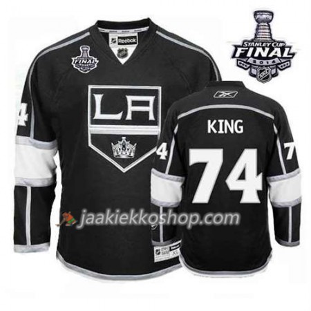 Reebok Miehille NHL Los Angeles Kings Pelipaita Drew Doughty #74 Koti Musta 2014 Stanley Cup Reebok Miehille NHL Los Angeles Kings Pelipaita Drew Doughty #74 Koti Musta 2014 Stanley Cup