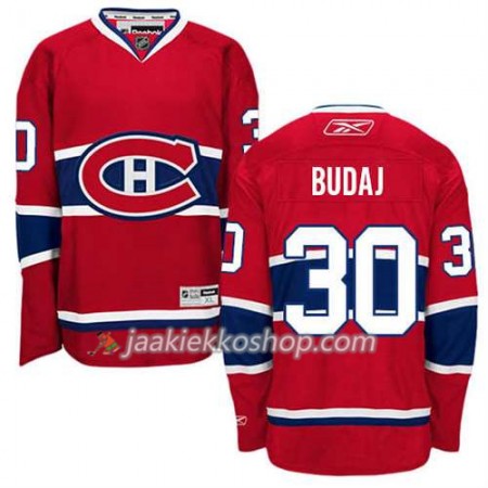 Reebok Miehille NHL Montreal Canadiens Pelipaita Peter Budaj #30 Koti Punainen