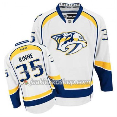 Reebok Miehille NHL Nashville Predators Pelipaita Pekka Rinne #35 Vieras Valkoinen