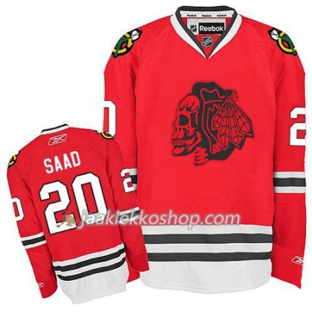 Lapsille NHL Chicago Blackhawks Pelipaita Brandon Saad #20 Red Skull