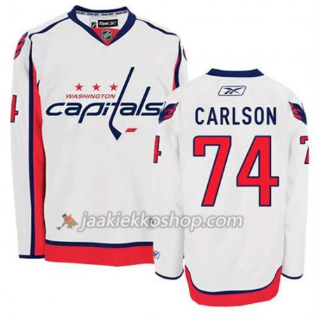 Reebok Miehille NHL Washington Capitals Pelipaita John Carlson #74 Vieras Valkoinen