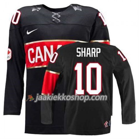 Lapsille NHL Premier Kanada Team Pelipaita Patrick Sharp #10 Kolmas Musta Paita