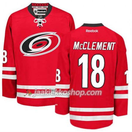 Reebok Miehille NHL Carolina Hurricanes Pelipaita Jay McClement #18 Koti Punainen Reebok Miehille NHL Carolina Hurricanes Pelipaita Jay McClement #18 Koti Punainen
