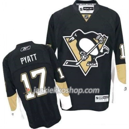Reebok Miehille NHL Pittsburgh Penguins Pelipaita Taylor Pyatt 17 Musta Koti