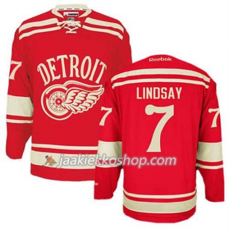 Reebok Miehille NHL Detroit Red Wings Pelipaita Ted Lindsay #7 2014 Winter Classic Punainen