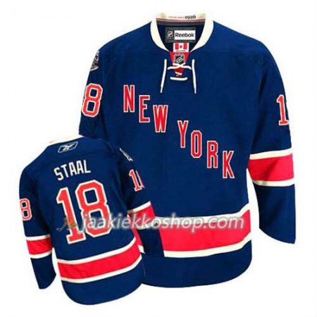 Reebok Miehille NHL New York Rangers Pelipaita Marc Staal #18 Kolmas Sininen