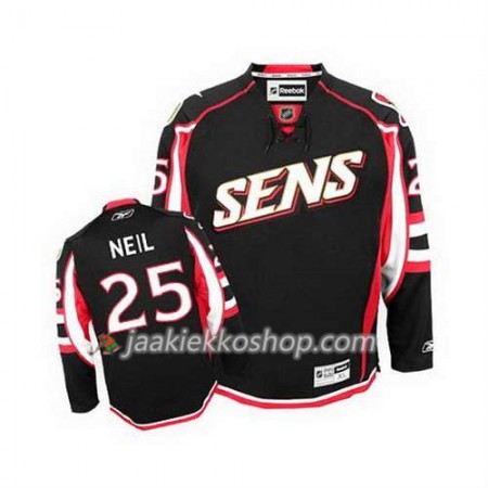 Reebok Miehille NHL Ottawa Senators Pelipaita Chris Neil #25 Kolmas Musta