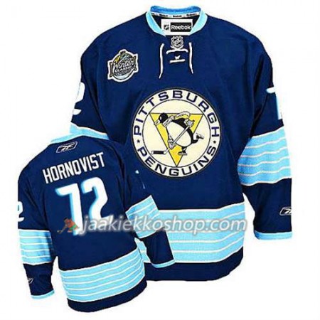 Reebok NHL Pittsburgh Penguins Pelipaita Patric Hornqvist #72 Sininen Kolmas 2016 Stanley Cup