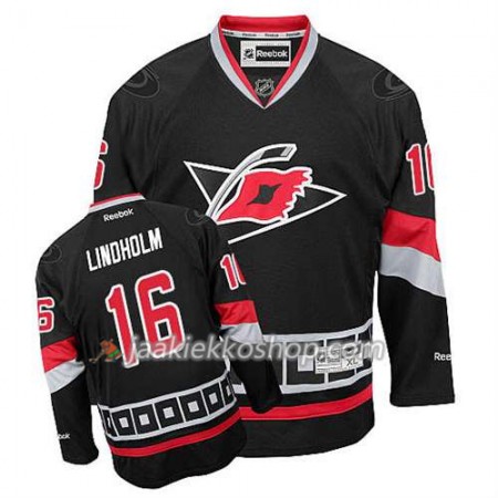 Reebok Miehille NHL Carolina Hurricanes Pelipaita Elias Lindholm #16 Kolmas Musta