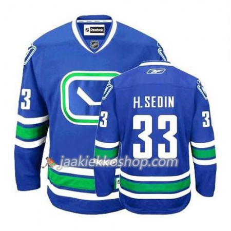 Reebok Miehille NHL Vancouver Canucks Pelipaita Henrik Sedin #33 Kolmas Sininen