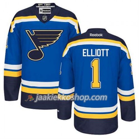 Reebok Miehille NHL St. Louis Blues Pelipaita Brian Elliott #1 Koti Sininen
