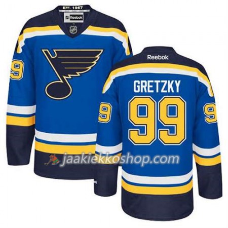 Reebok Miehille NHL St. Louis Blues Pelipaita Wayne Gretzky #99 Koti Sininen