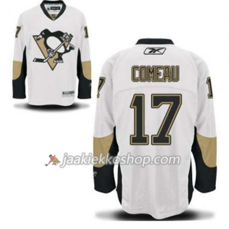 Reebok Miehille NHL Pittsburgh Penguins Pelipaita Blake Comeau 17 Valkoinen Vieras