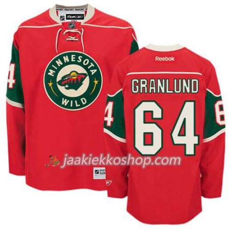 Reebok Miehille NHL Minnesota Wild Pelipaita Mikael Granlund #64 Koti Punainen