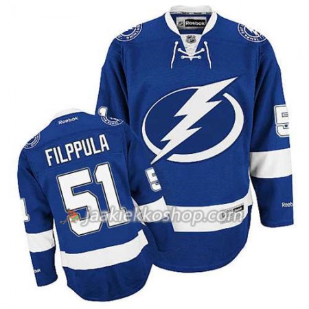 Reebok Miehille NHL Tampa Bay Lightning Pelipaita Valtteri Filppula #51 Koti Sininen