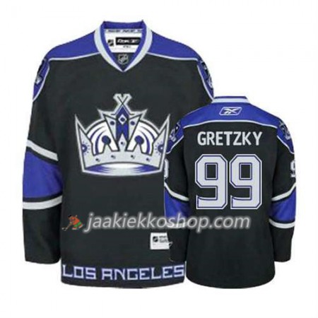 Reebok Miehille NHL Los Angeles Kings Pelipaita Wayne Gretzky #99 Kolmas Musta