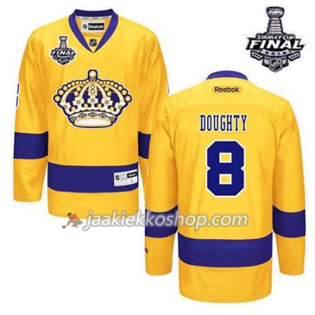 Lapsille NHL Los Angeles Kings Pelipaita Drew Doughty #8 Kolmas Kulta 2014 Stanley Cup